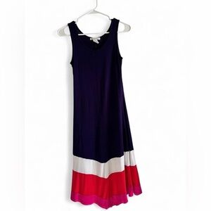 Design History Dark Navy Blue, White and Red